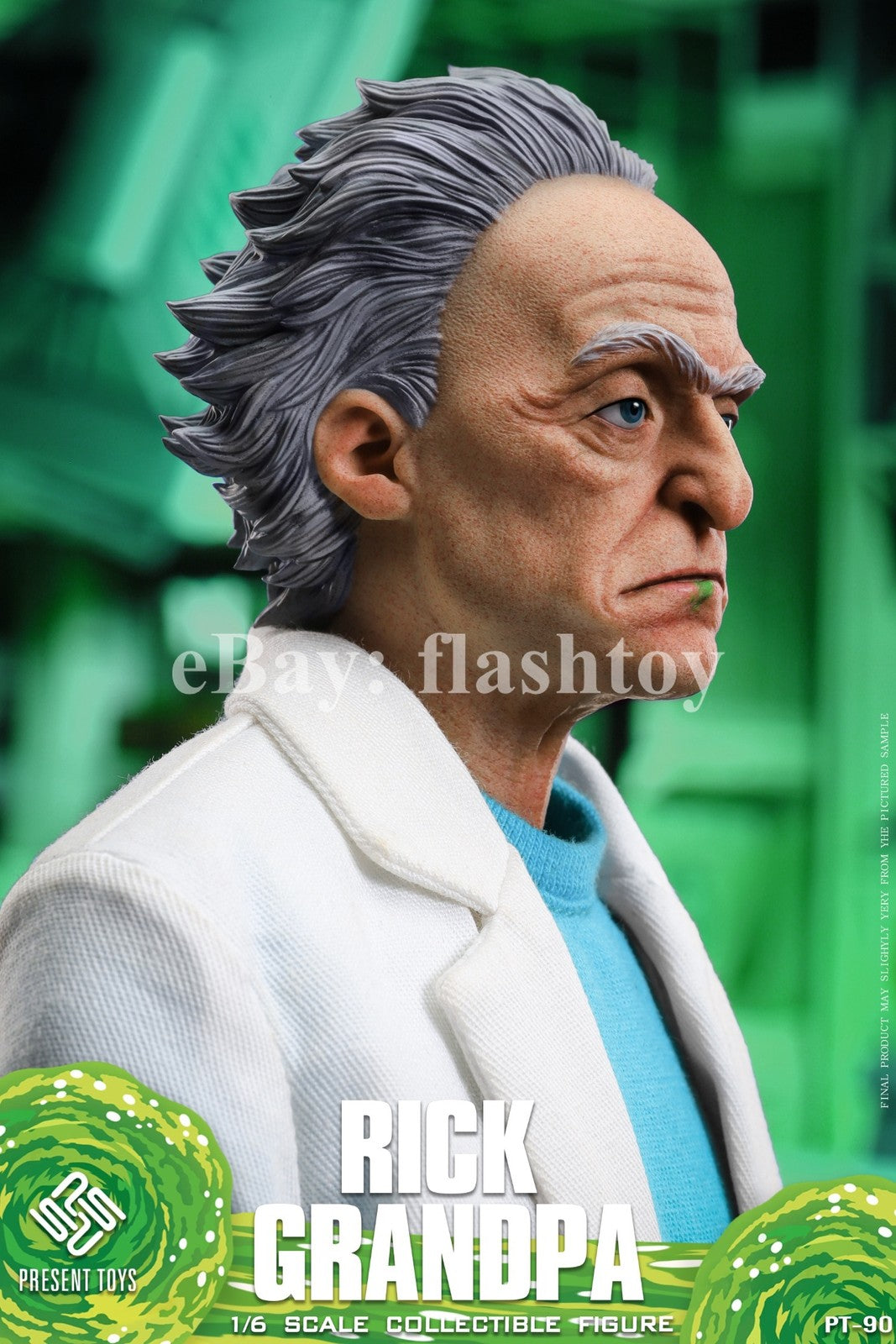 Presale PRESENT TOYS PT-sp90 1/6 Rick Grandpa 12" Male Action Figure Model Toy