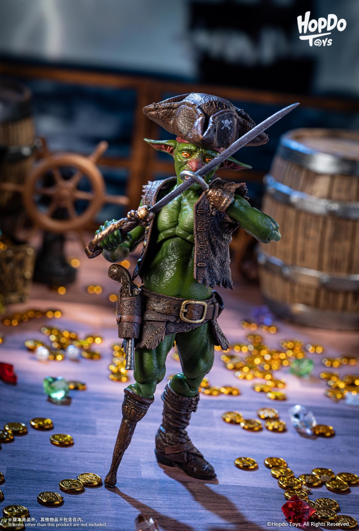 Presale Hopdo Toys 1/12 Pirate Goblin Collectible Action Figure Model Toy