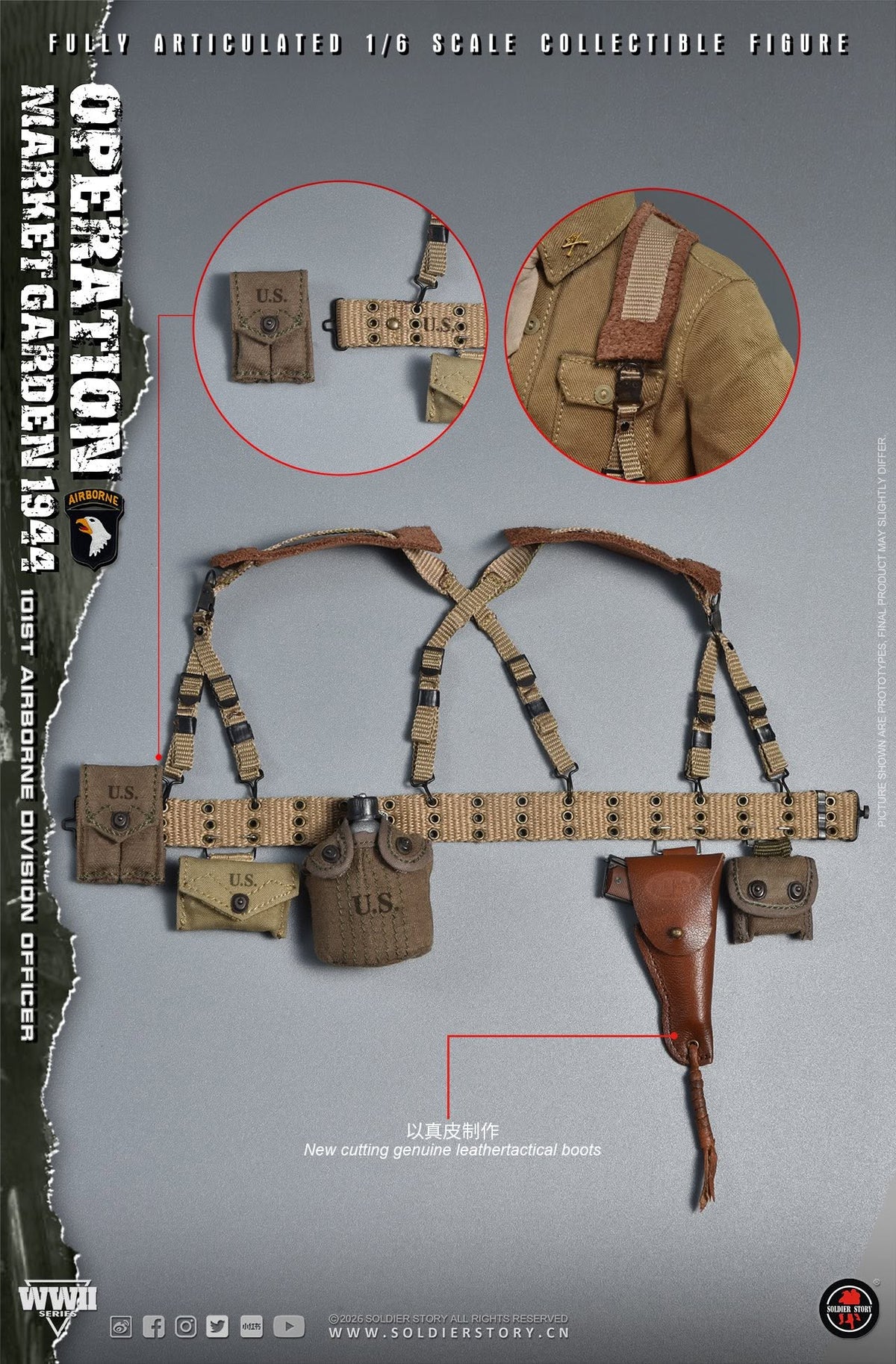 Presale SoldierStory SS145 1/6 Operation Market Garden Officer Action Figure Toy