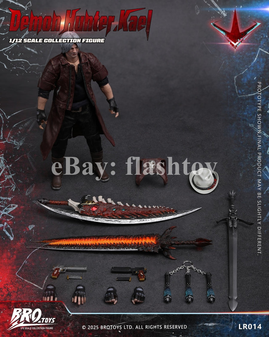 Presale BROTOYS LR014 1/12 The DMC Dante 6" Collectible Male Action Figure Model