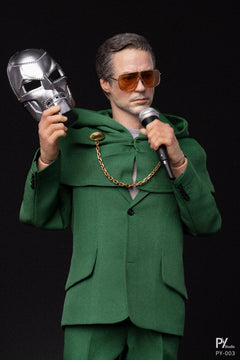 Presale PY STUDIO PY-003 1/6 Green Robed Masked Stranger Action Figure Model Toy