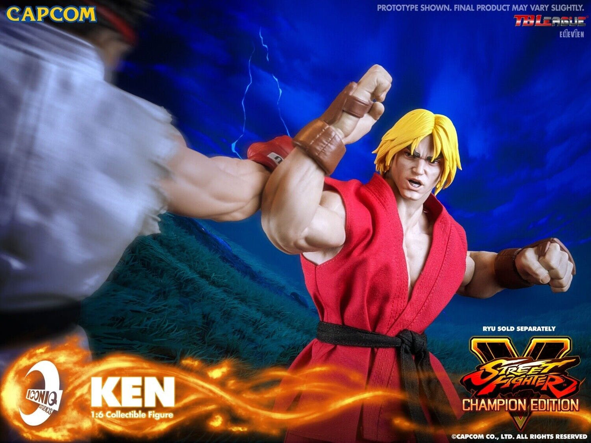Iconiq Studio IQGS-04 1/6 Street Fighter Ken 12" Male Action Figure Model Toy