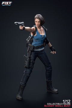 Presale Fist Toys FIST-002 1/12Resident Zombie Evil Crisis Doomsday Cop Jill Policewomen Valentine Bloody Small Bust