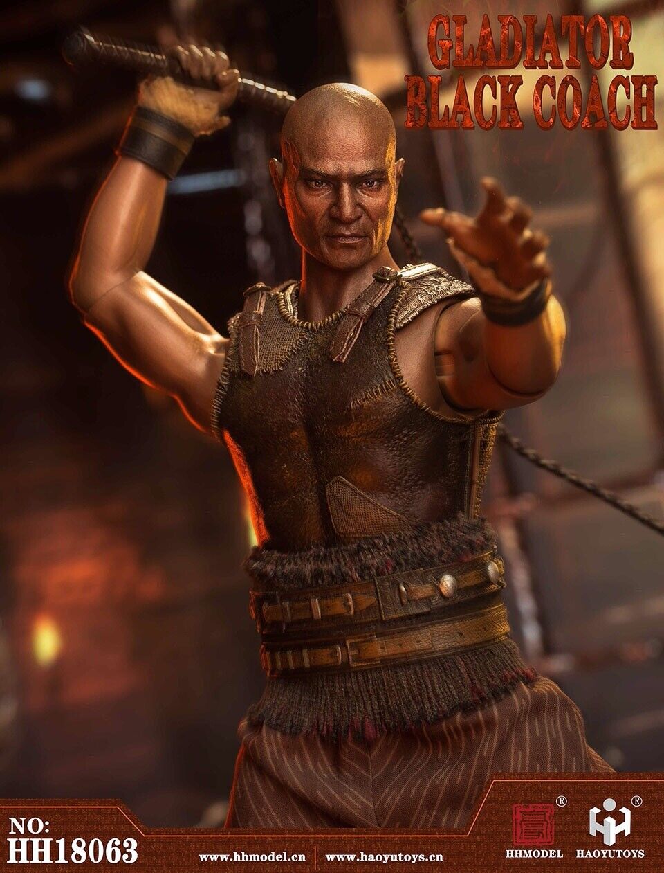 HHMODEL HH18063 1/6 Spartacus Oenomaus 12" Collectible Action Figure Model Toy