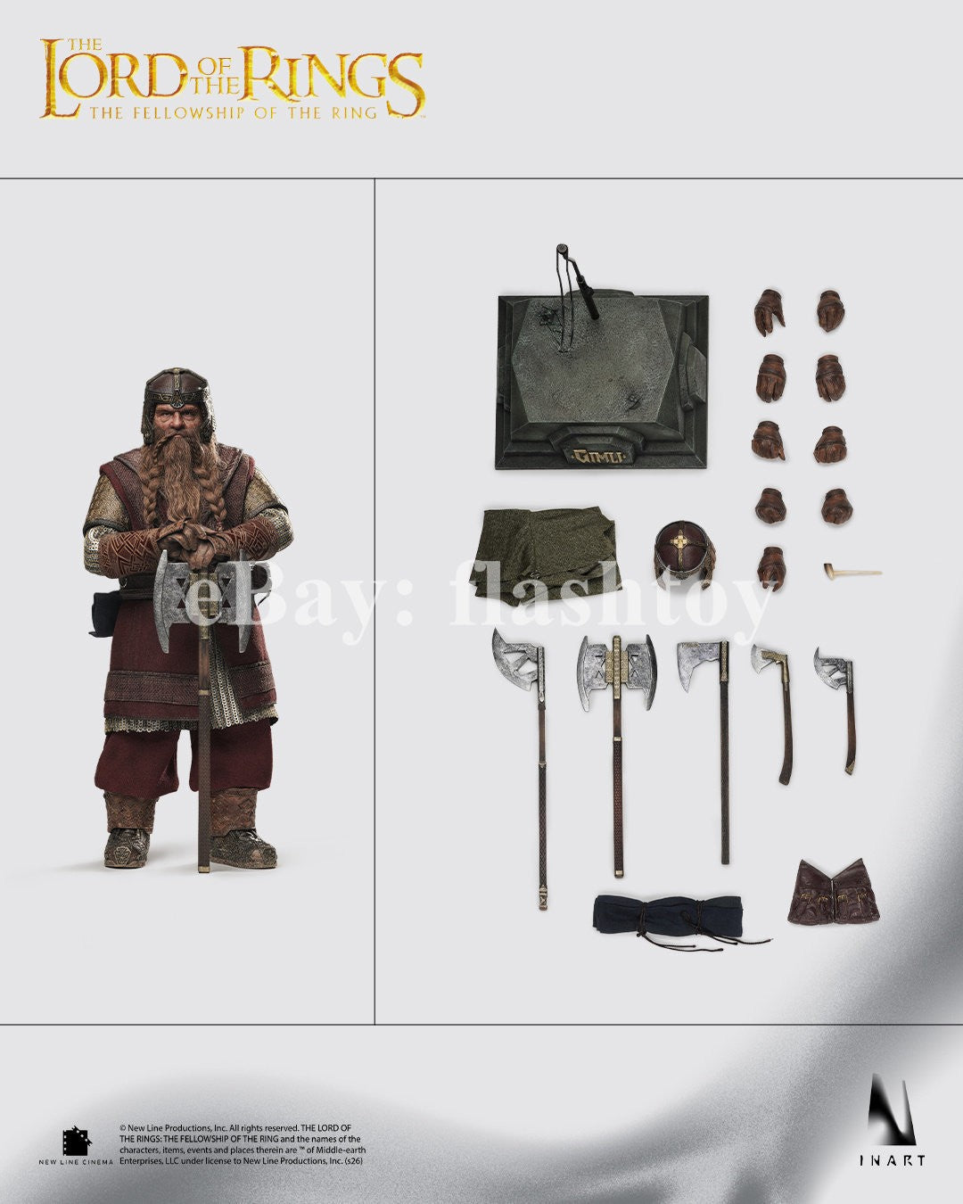 Presale INART AgA033 1/6 Gimli Collectible Male Action Figure Model Toy
