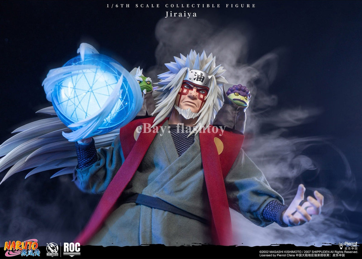 Presale RocketToys ROC-020 1/6 Jiraiya Collectible Action Figure Toy Deluxe Ver.