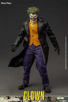 Presale Venus Toys VET002 1/12 The Clown Comic Villain 6" Action Figure Model