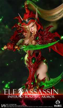 Presale Longshan LS2026-XK 1/6 Blood Elf Rogue Valeera Action Figure Model Toy