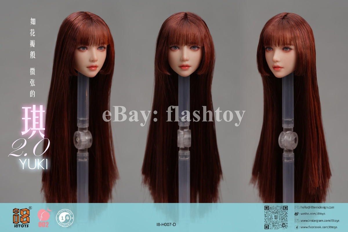 Presale I8TOYS I8-H007D 1/6 YUKI Collectible Female Action Figure Model Toy