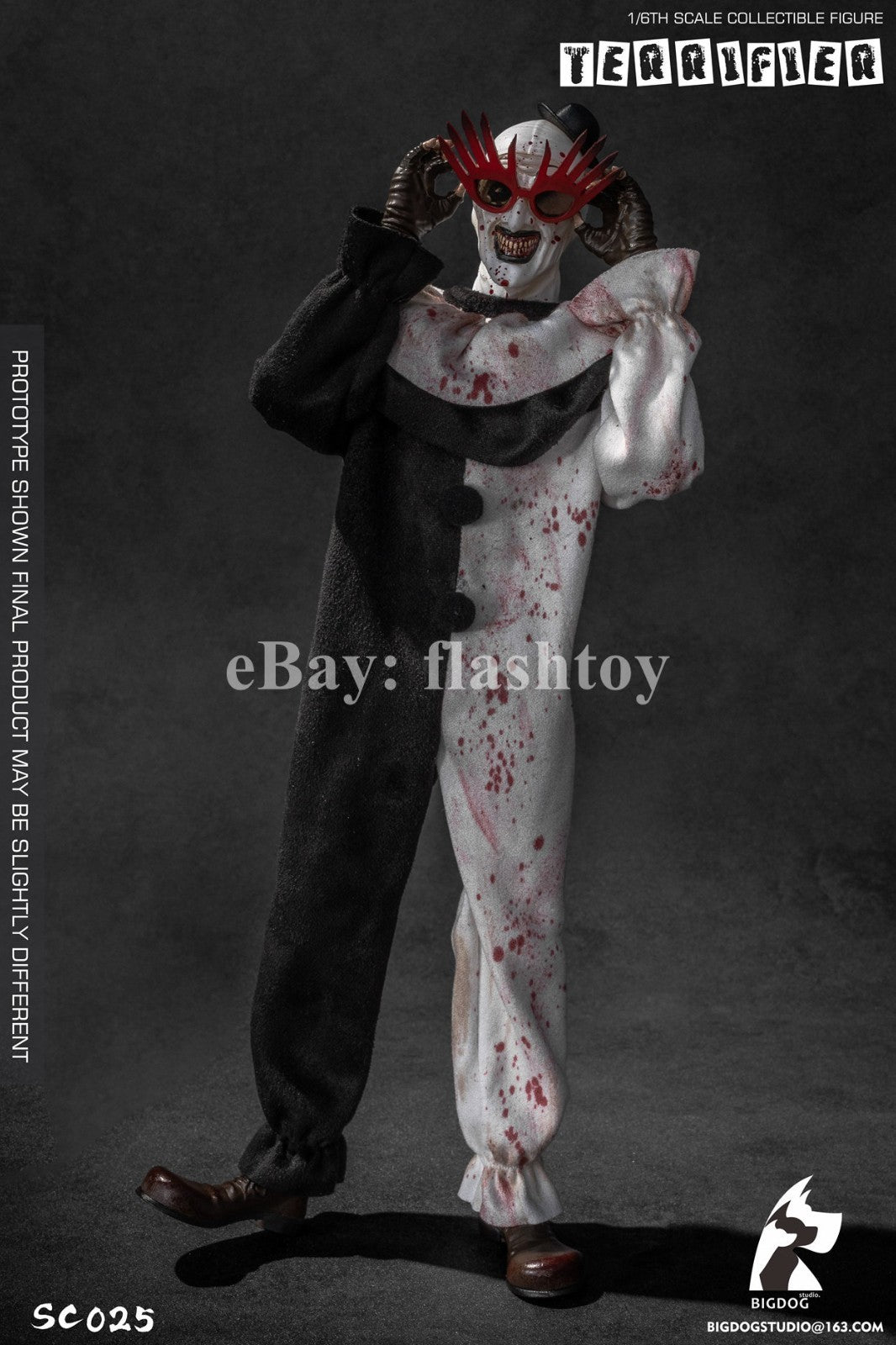 BIGDOG STUDIO SC025 1/6 The Terrorist Clown 12" Action Figure Model Toy