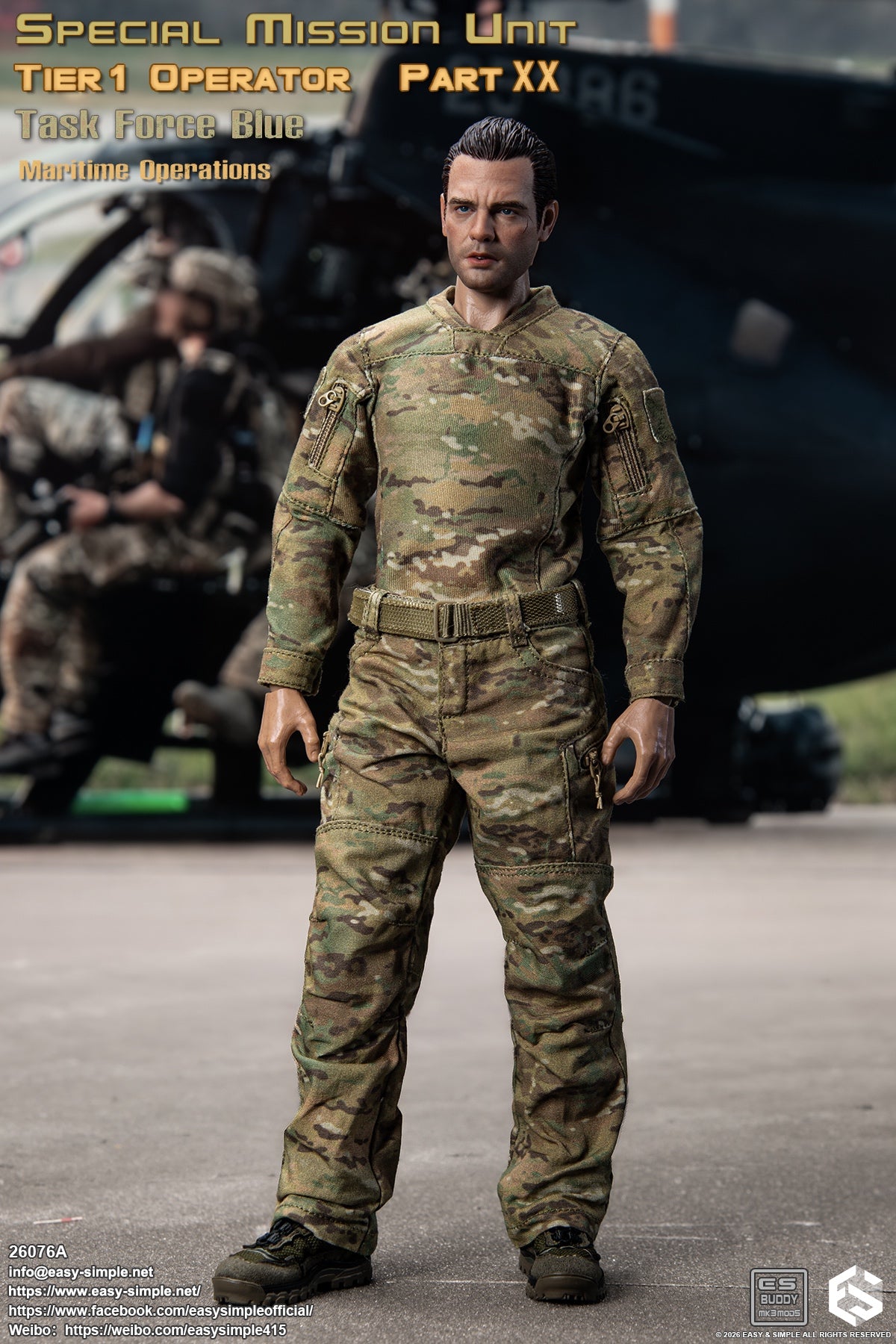 Presale Easy&Simple 26076A 1/6 Special Mission Unit Tier1 Operator Figure Toy