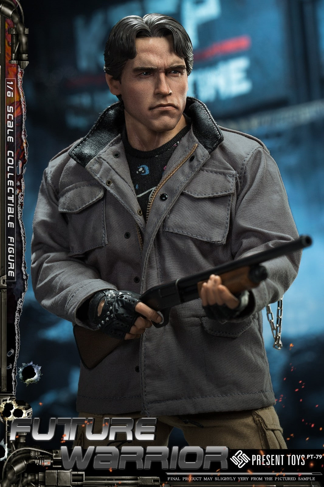 PRESENT TOYS PT-sp79 1/6 Future Warrior Arnold Collectible Male Action Figure
