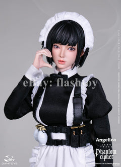 Presale DAMTOYS GLC01 1/6 Phantom Cipher Zero Trace  Angelica Action Figure Toy