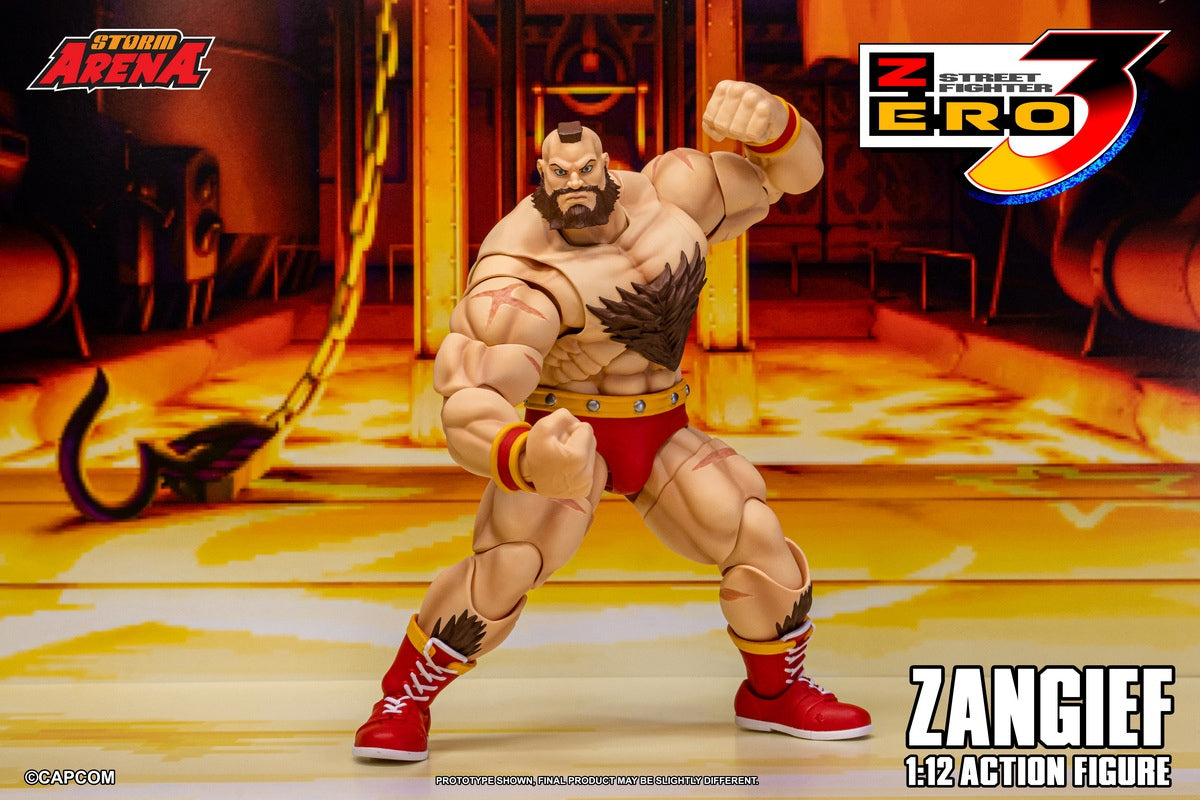 Presale Storm Arena SFSA08 1/12 Street Fighter Zero 3 Zangief Action Figure Toy
