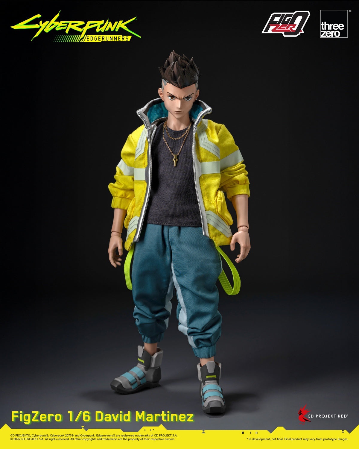 Threezero 3Z05990W0 1/6 Cyberpunk Edgerunners FigZero David Martinez Actionfigur