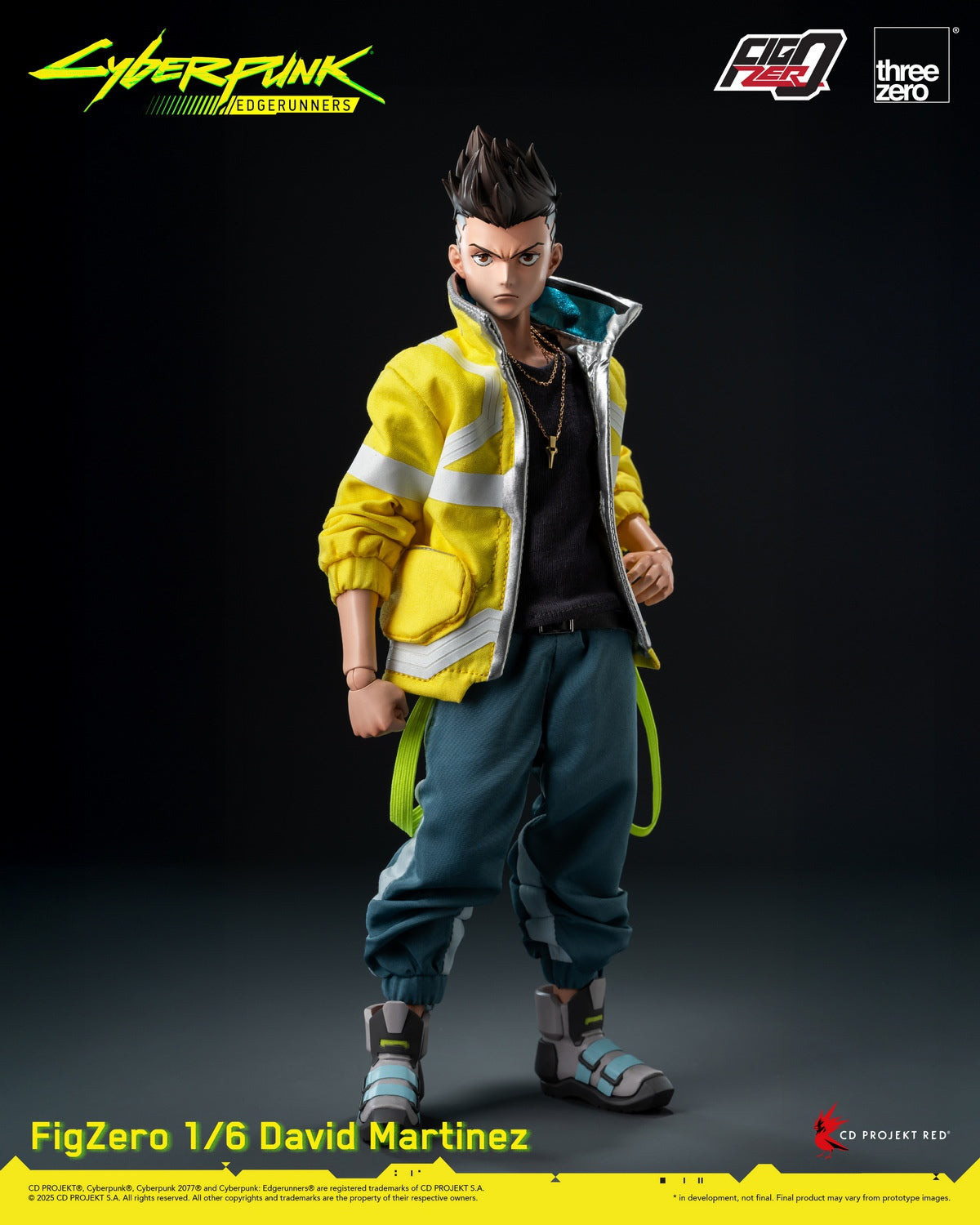 Threezero 3Z05990W0 1/6 Cyberpunk Edgerunners FigZero David Martinez Actionfigur