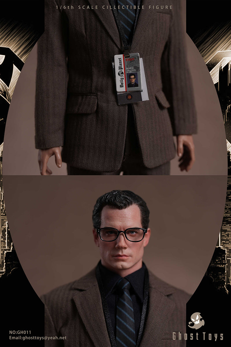 Presale Ghost Toys GH-011 1/6 Metropolis Journalist Clark Superman Action Figure Model