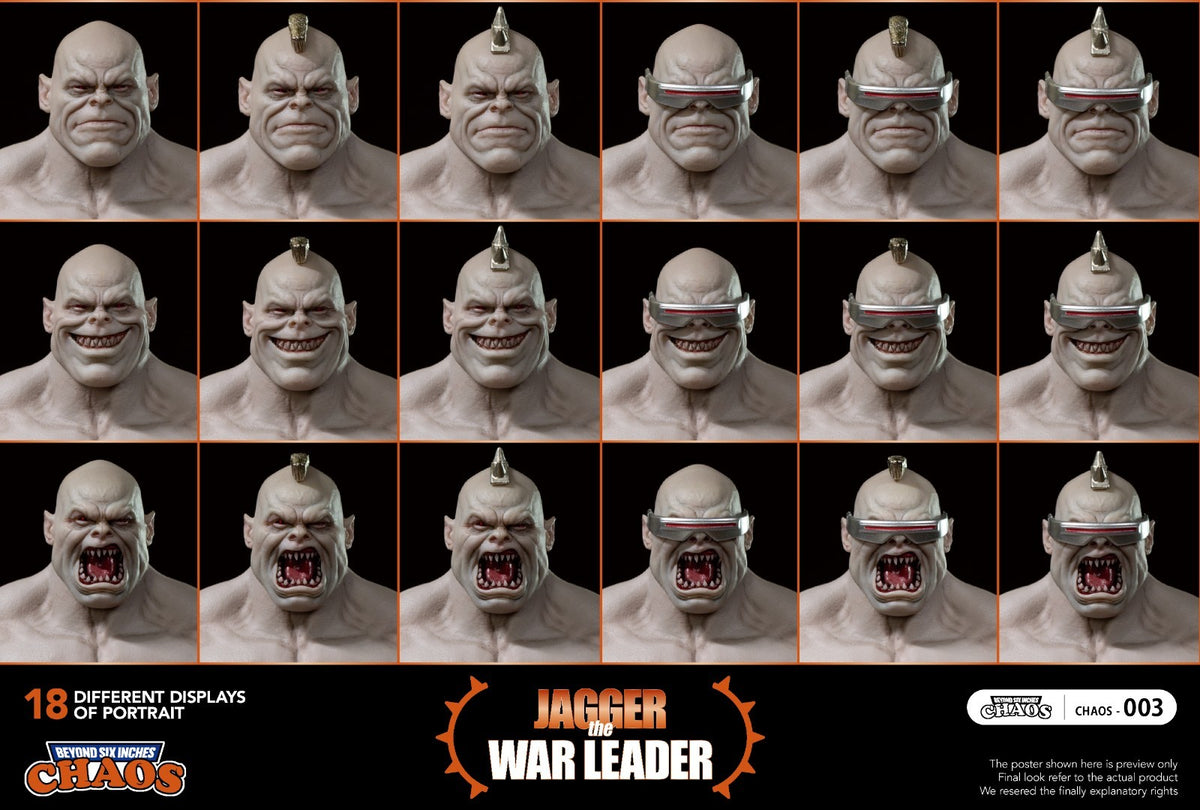CHAOS-003 1/12 Jagger the War Leader Collectible Action Figure Model Toy
