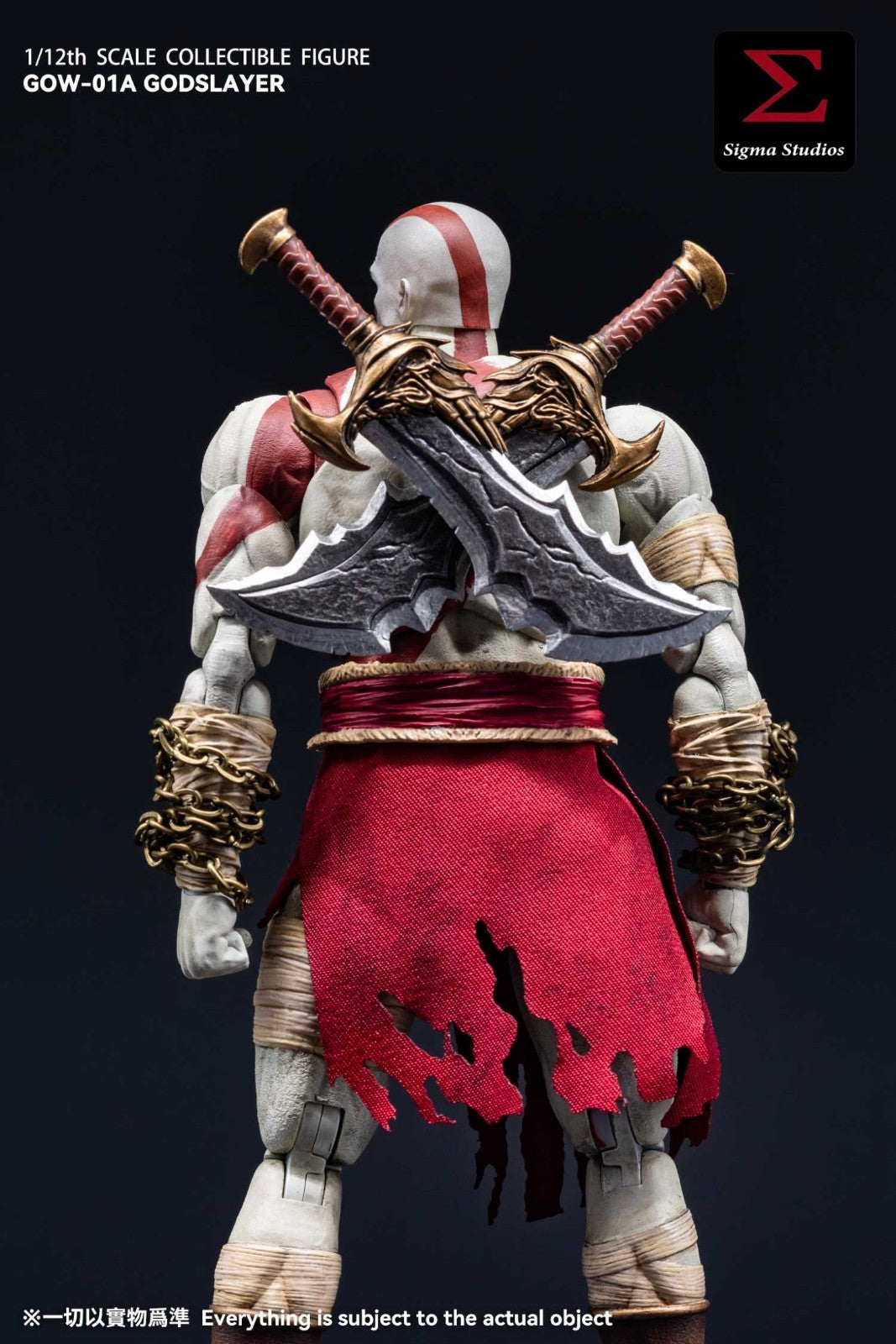 SIGMA STUDIOS GOW-01A 1/12 The God Kratos Ghost of War Male Action Figure Model