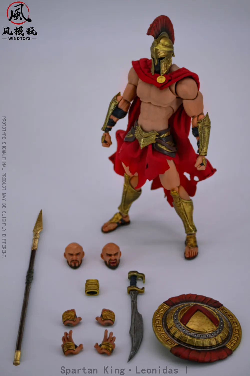 Wind Toys FMW004 1/12 Spartan King Leonidas I Collectible Male Action Figure Toy