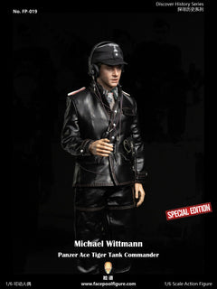 Facepoolfigure FP019B 1/6 Panzer Ace Tiger Tank Commander Wittmann Action Figure