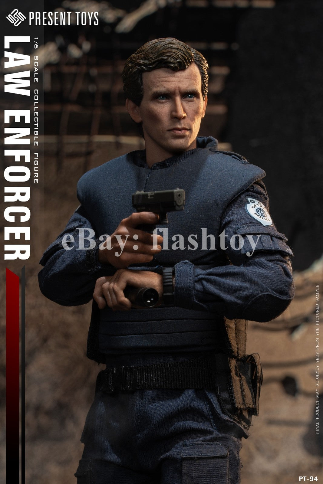 Presale PRESENT TOYS PT-sp94 1/6 Law Enforcer Police Officer Murphy Figure Toy