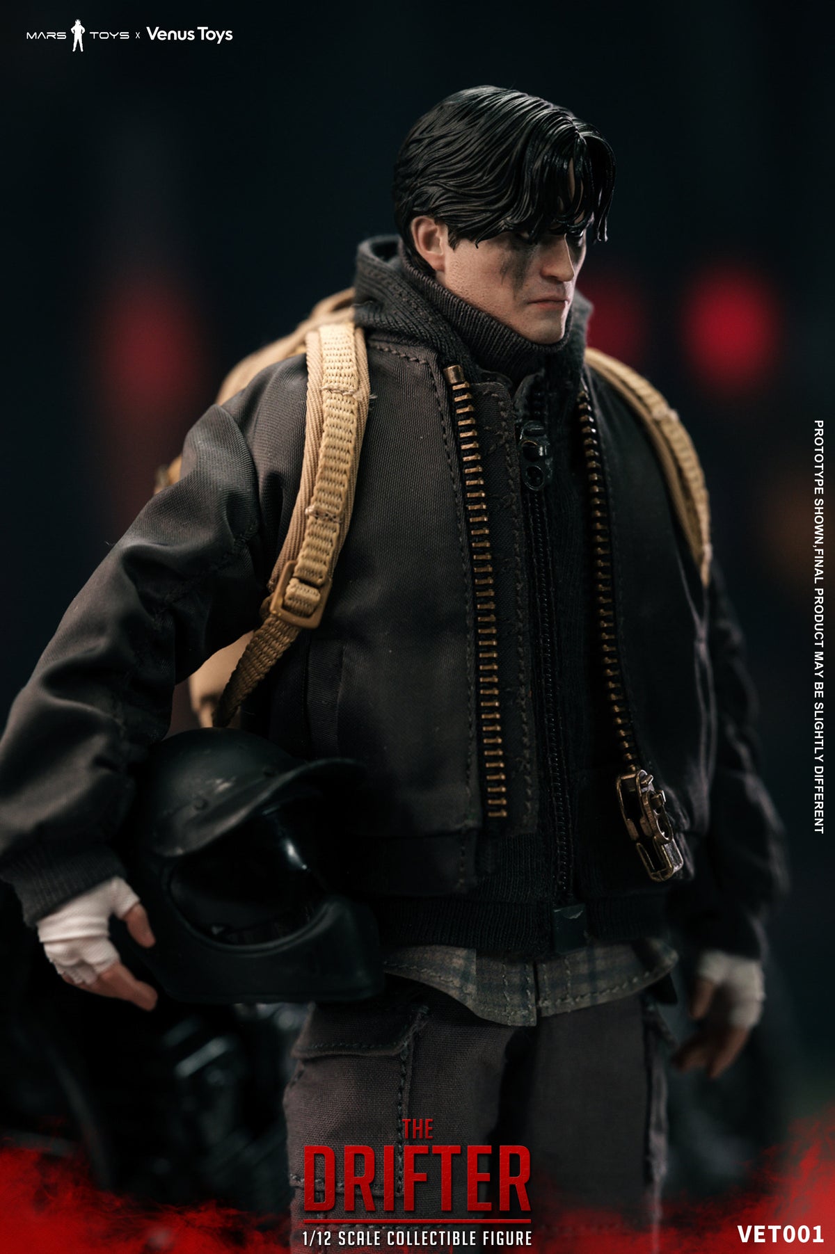 Venus Toys x Mars Toys VET001 1/12 Bat Man Bruce Male Action Figure Deluxe Ver.
