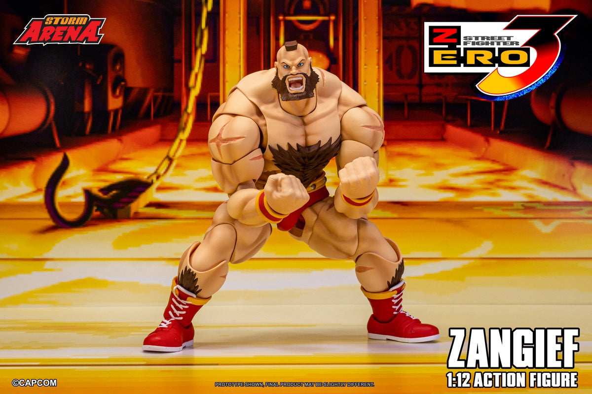 Presale Storm Arena SFSA08 1/12 Street Fighter Zero 3 Zangief Action Figure Toy