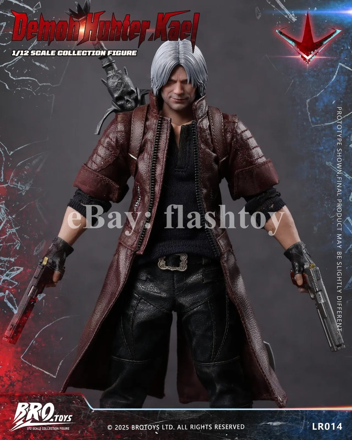 Presale BROTOYS LR014 1/12 The DMC Dante 6" Collectible Male Action Figure Model