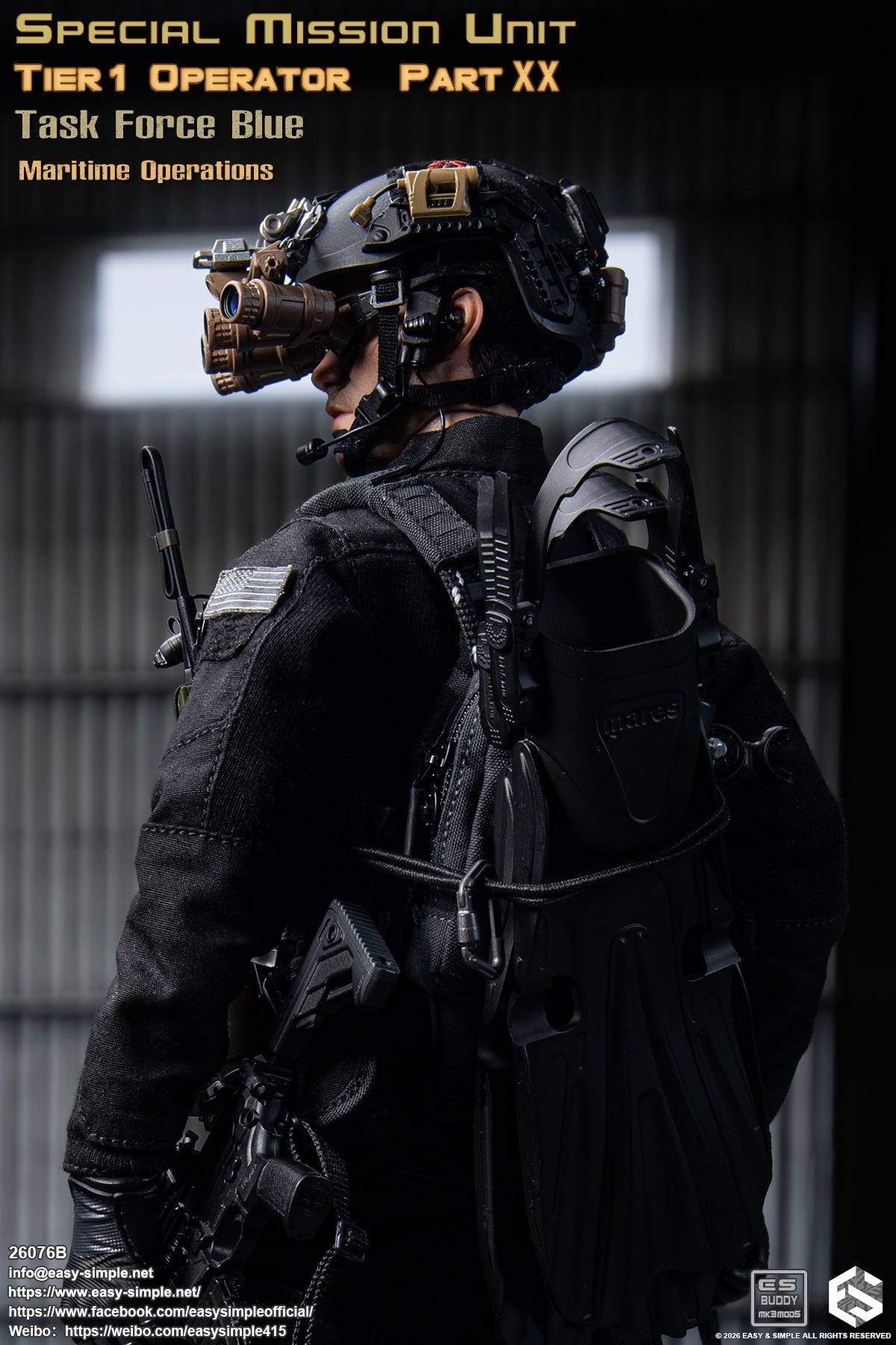 Presale Easy&Simple 26076B 1/6 Special Mission Unit Tier1 Operator Action Figure