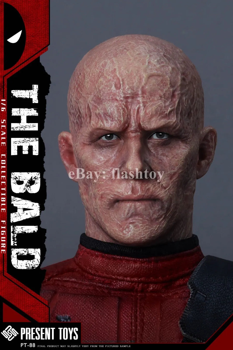 PRESENT TOYS PT-sp88 1/6 Kopfskulptur „The Bald Head“ passend für 12" HT männliche Figurenmodelle