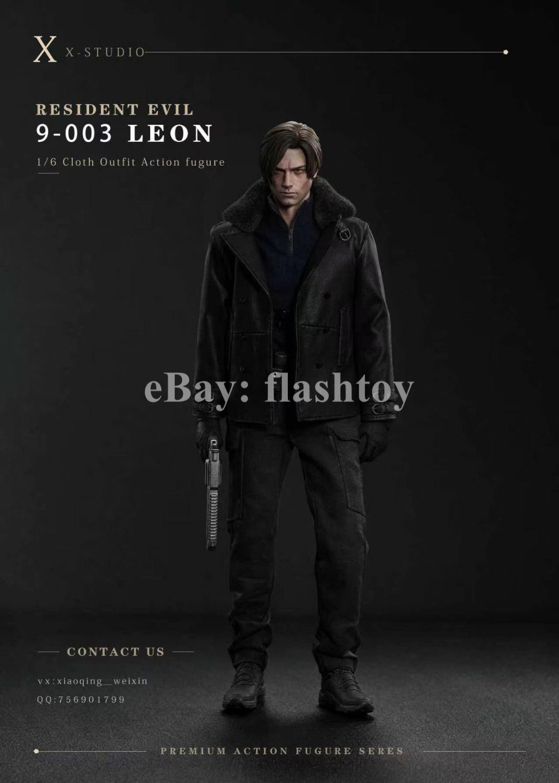 Presale X-STUDIO 1/6 Zombie Killer Leon Collectible Male Action Figure Model Toy