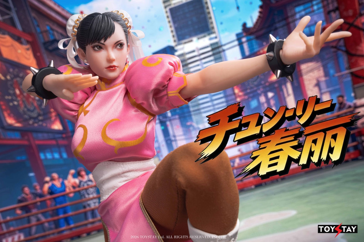 Presale TOYSTAY TS-011B 1/6 Kung Fu Girl Chun Li Female Action Figure Toy Pink Ver.