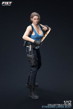 Presale Fist Toys FIST-002 1/12Resident Zombie Evil Crisis Doomsday Cop Jill Policewomen Valentine Standard Large Bust