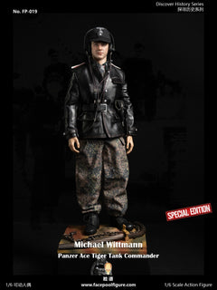 Facepoolfigure FP019B 1/6 Panzer Ace Tiger Tank Commander Wittmann Action Figure