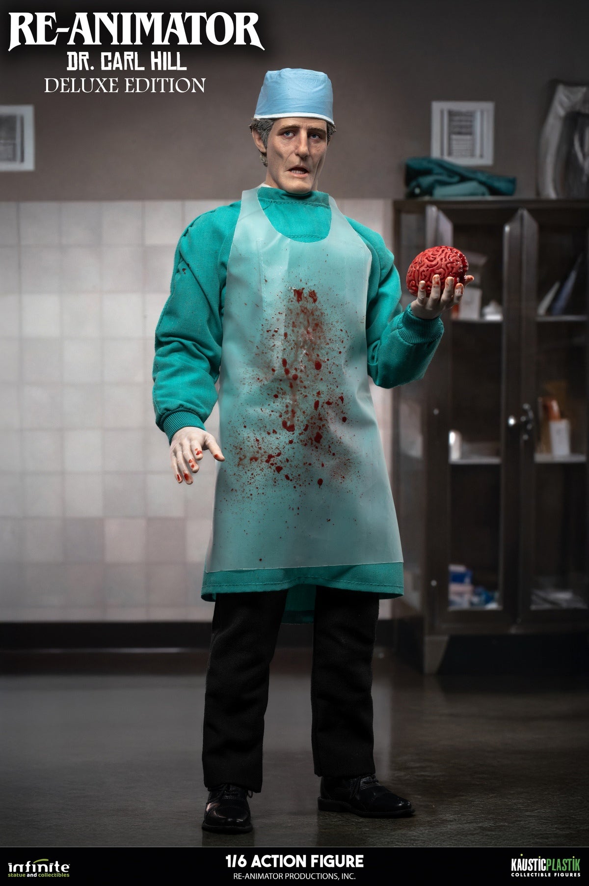 Presale Infinite 1/6 Re-Animator Doctor Carl Hill Male Action Figure Model Deluxe Ver.