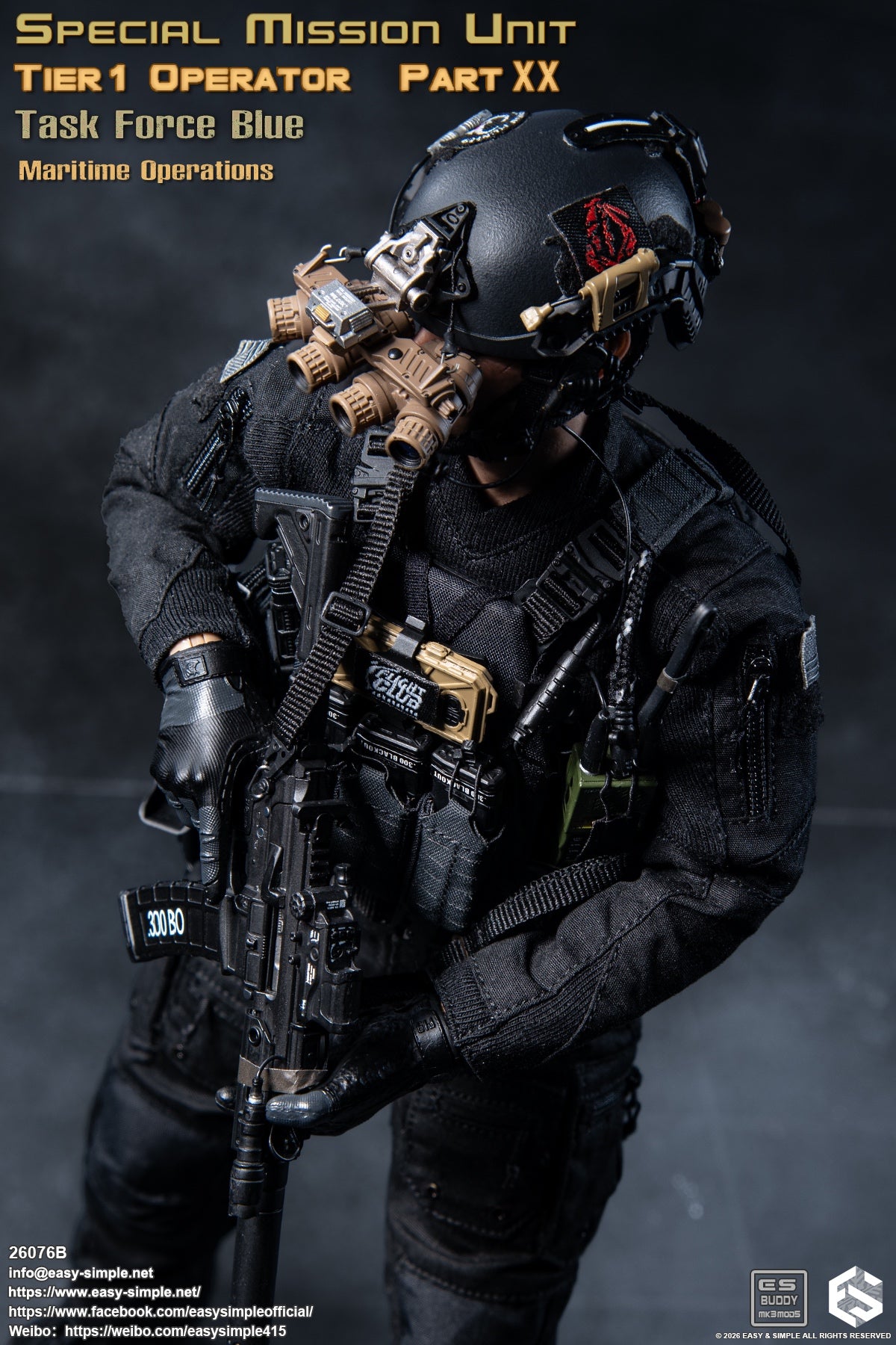 Presale Easy&Simple 26076B 1/6 Special Mission Unit Tier1 Operator Action Figure