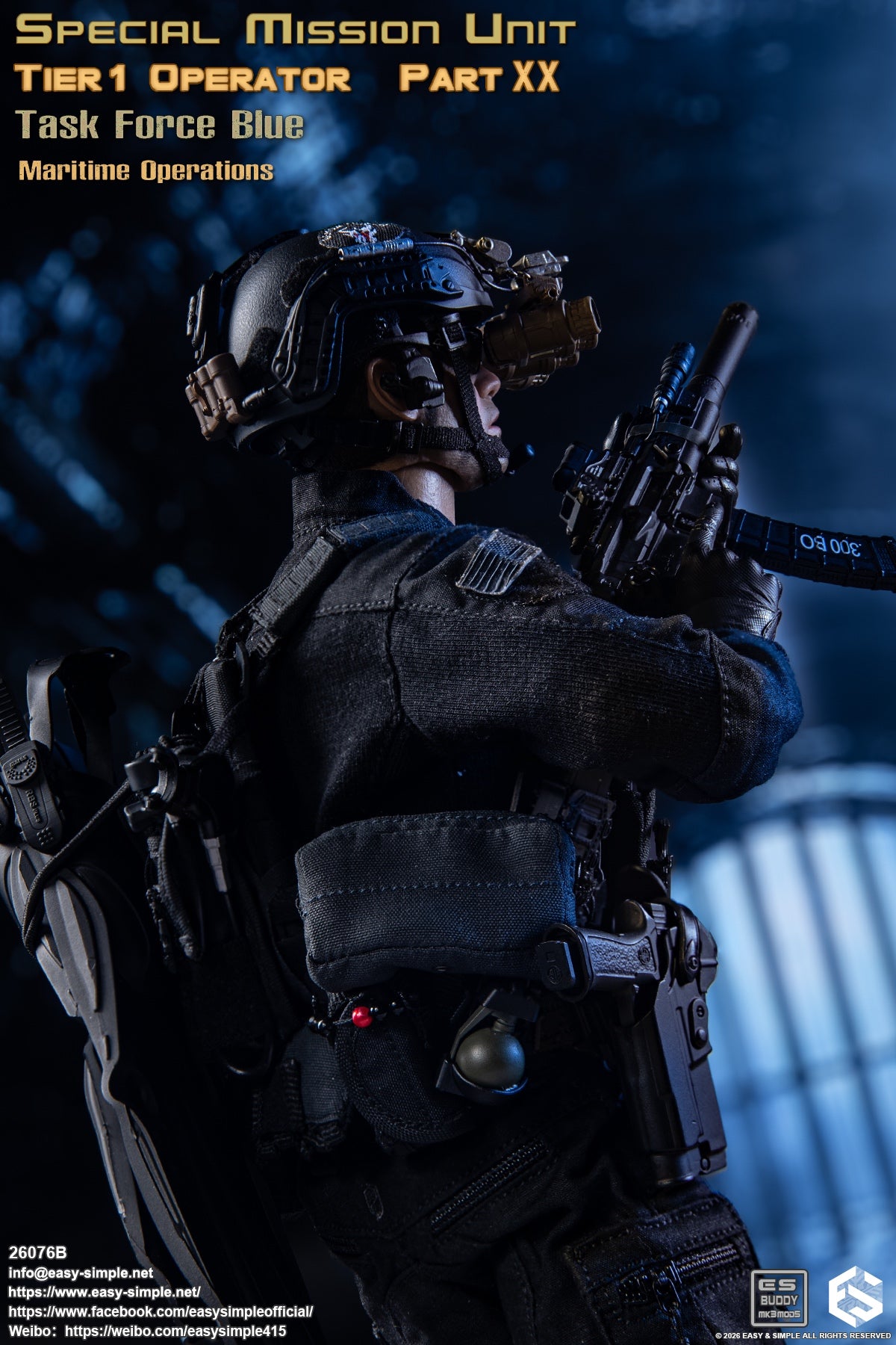 Presale Easy&Simple 26076B 1/6 Special Mission Unit Tier1 Operator Action Figure
