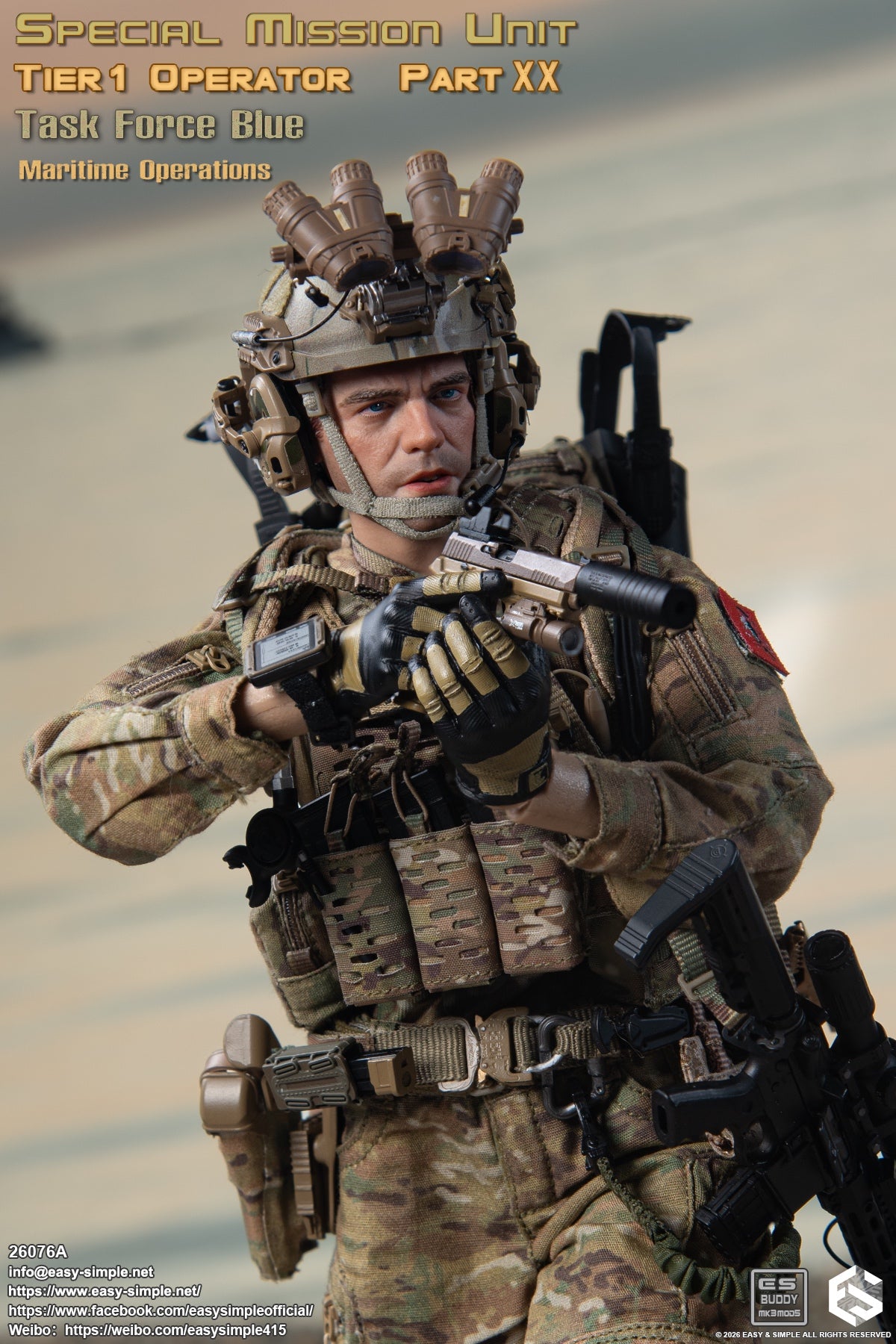 Presale Easy&Simple 26076A 1/6 Special Mission Unit Tier1 Operator Figure Toy