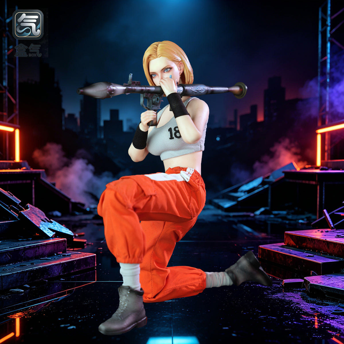 Presale BoxQi Studio HQ03 1/6 Dragon Fighter Ball Android 18 Action Figure Toy