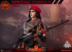FLAGSET FS73048B 1/6 Red Alert Mobilize Troops Sniper Female Action Figure Model