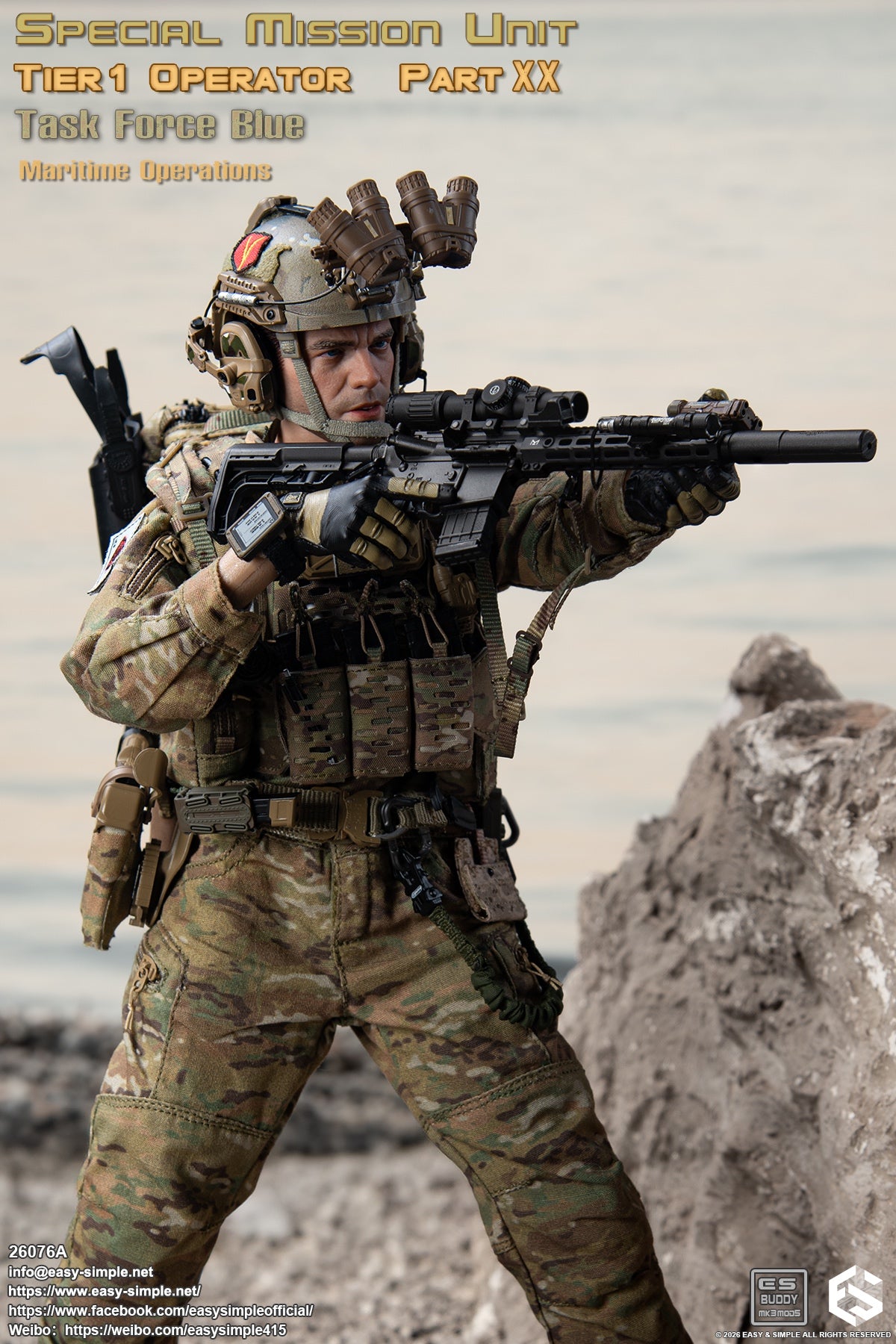 Presale Easy&Simple 26076A 1/6 Special Mission Unit Tier1 Operator Figure Toy