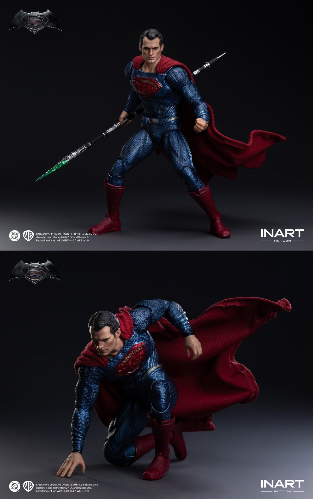 Presale INART Hg M0005 1/12 Batman v Superman Dawn of Justice Action Figure Toy