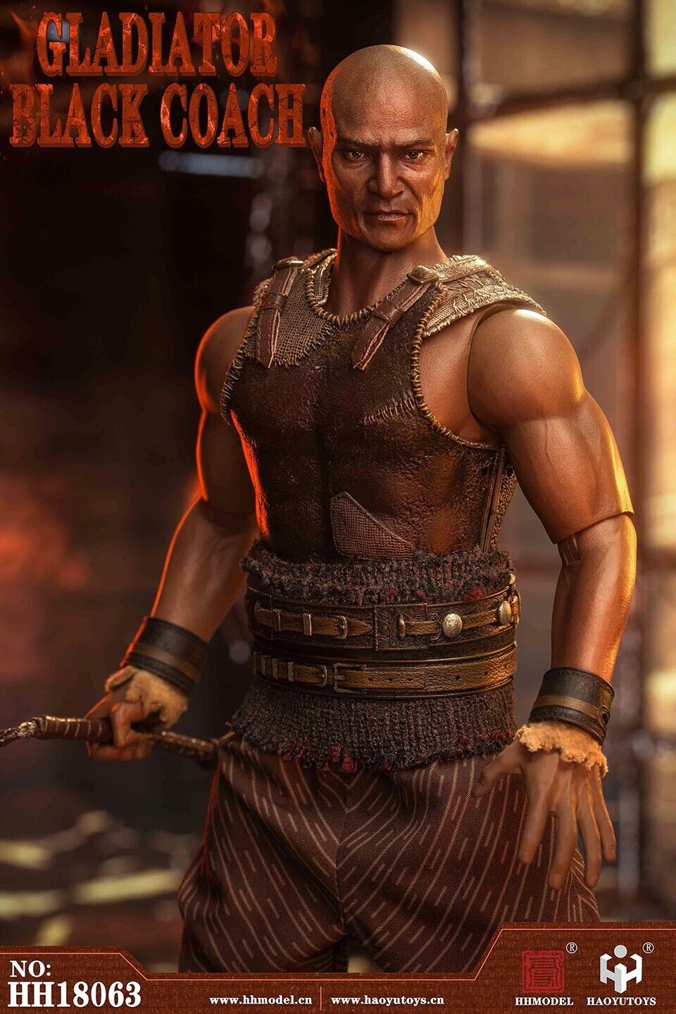 HHMODEL HH18063 1/6 Spartacus Oenomaus 12" Collectible Action Figure Model Toy