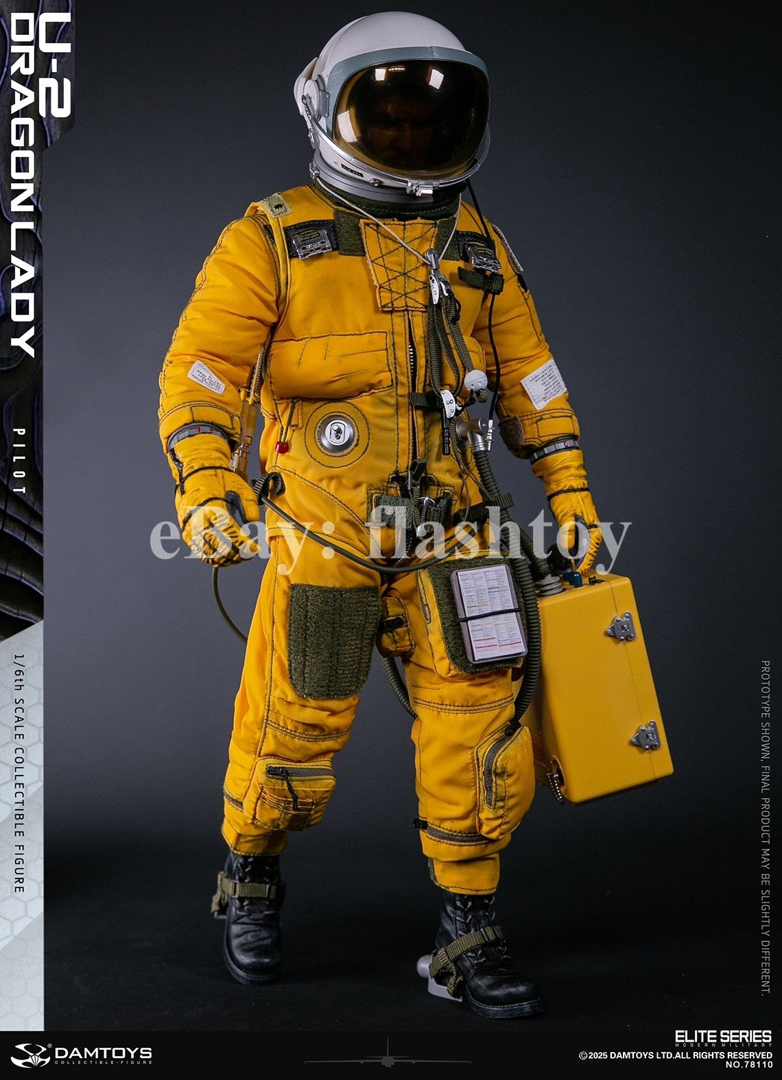 Presale DAMTOYS 78110 1/6 U-2 Dragon Lady Pilot 12" Male Action Figure Model Toy