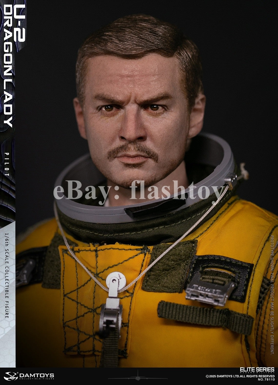 Presale DAMTOYS 78110 1/6 U-2 Dragon Lady Pilot 12" Male Action Figure Model Toy