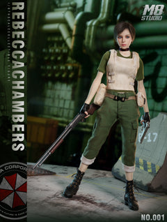 Presale M8 STUDIO No.001 1/6 Resident Zombie Evil Crisis Rebecca Action Figure