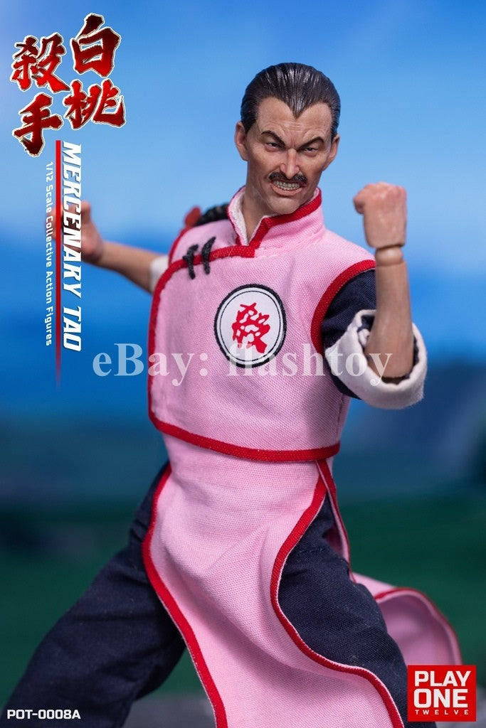 Presale Play One twelve POT-0008A 1/12 Mercenary Killer Tao Pai Pai Figure Model