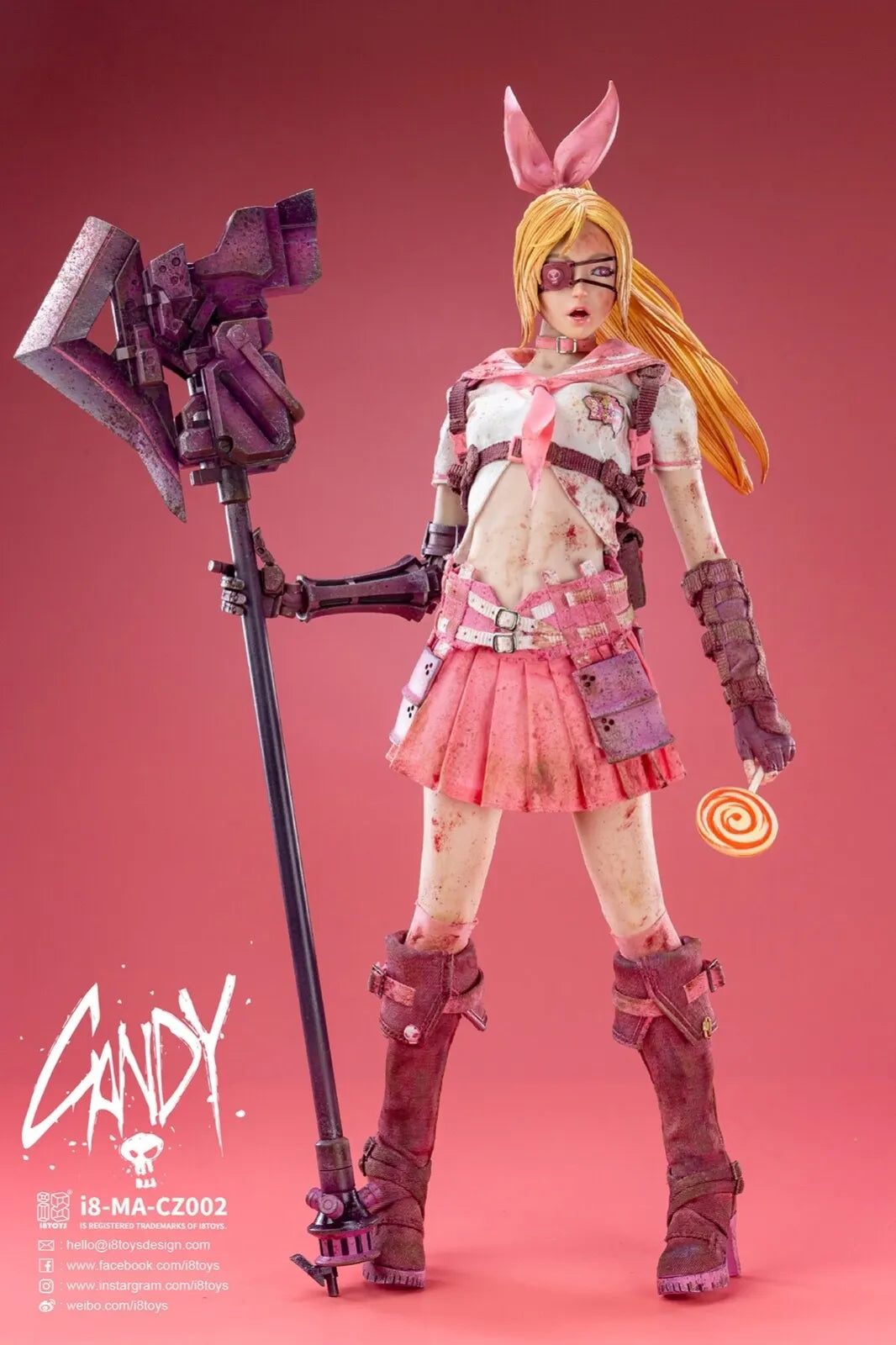 I8Toys I8-MA-CZ002 1/6 Mentality Agency Candy Female Action Figure Battle Damage