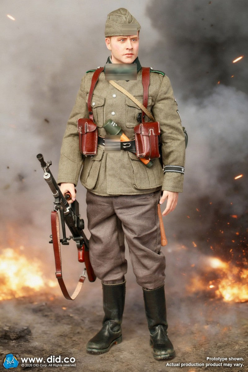 DID D80191 1/6 WWII German SS Polizei Division ZB30 Gunner Friedrich Action Figure Model